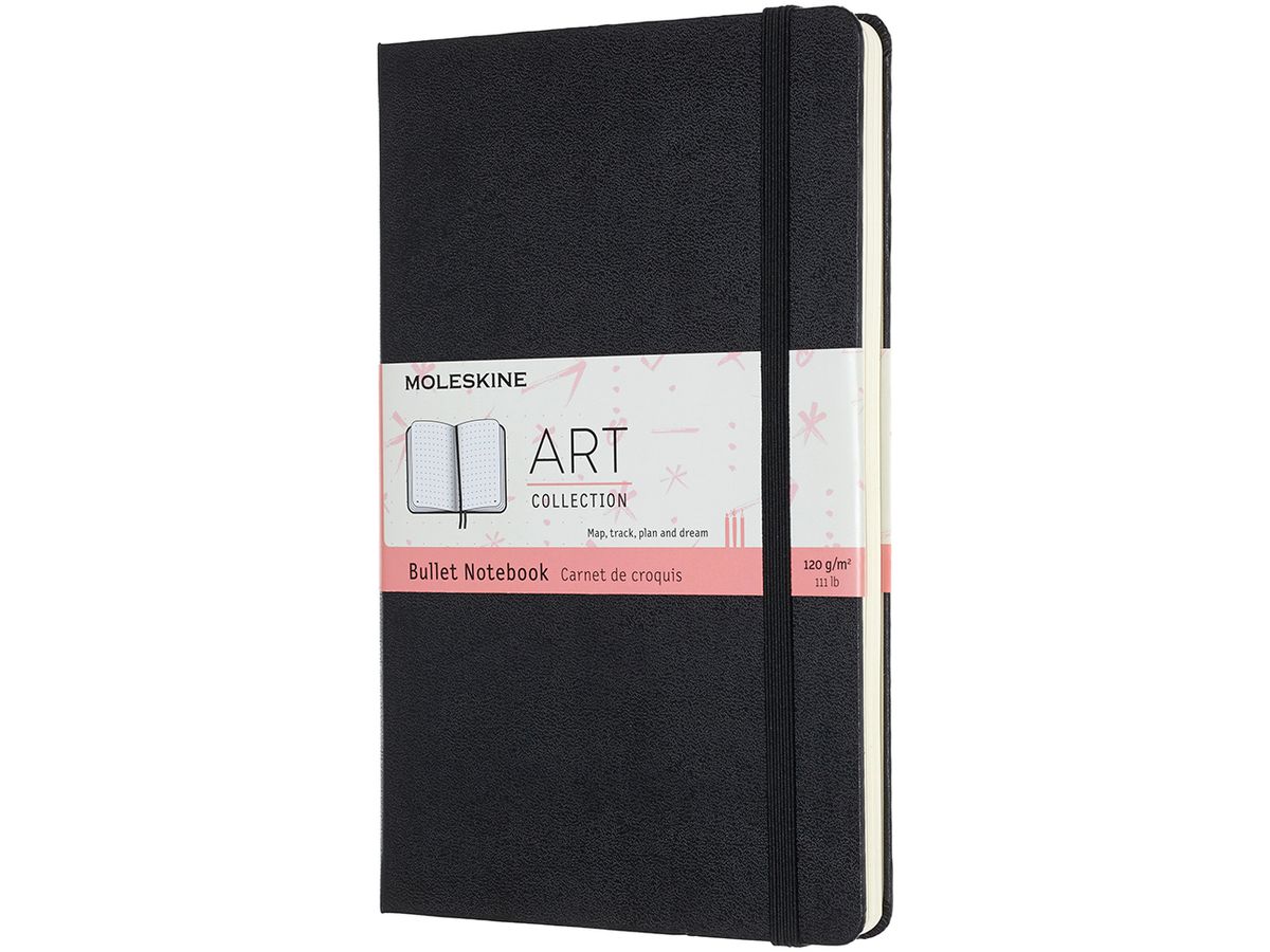 MOLESKINE Carnet Bullet A5 603357 pointé noir, 160 pages (8053853603357)