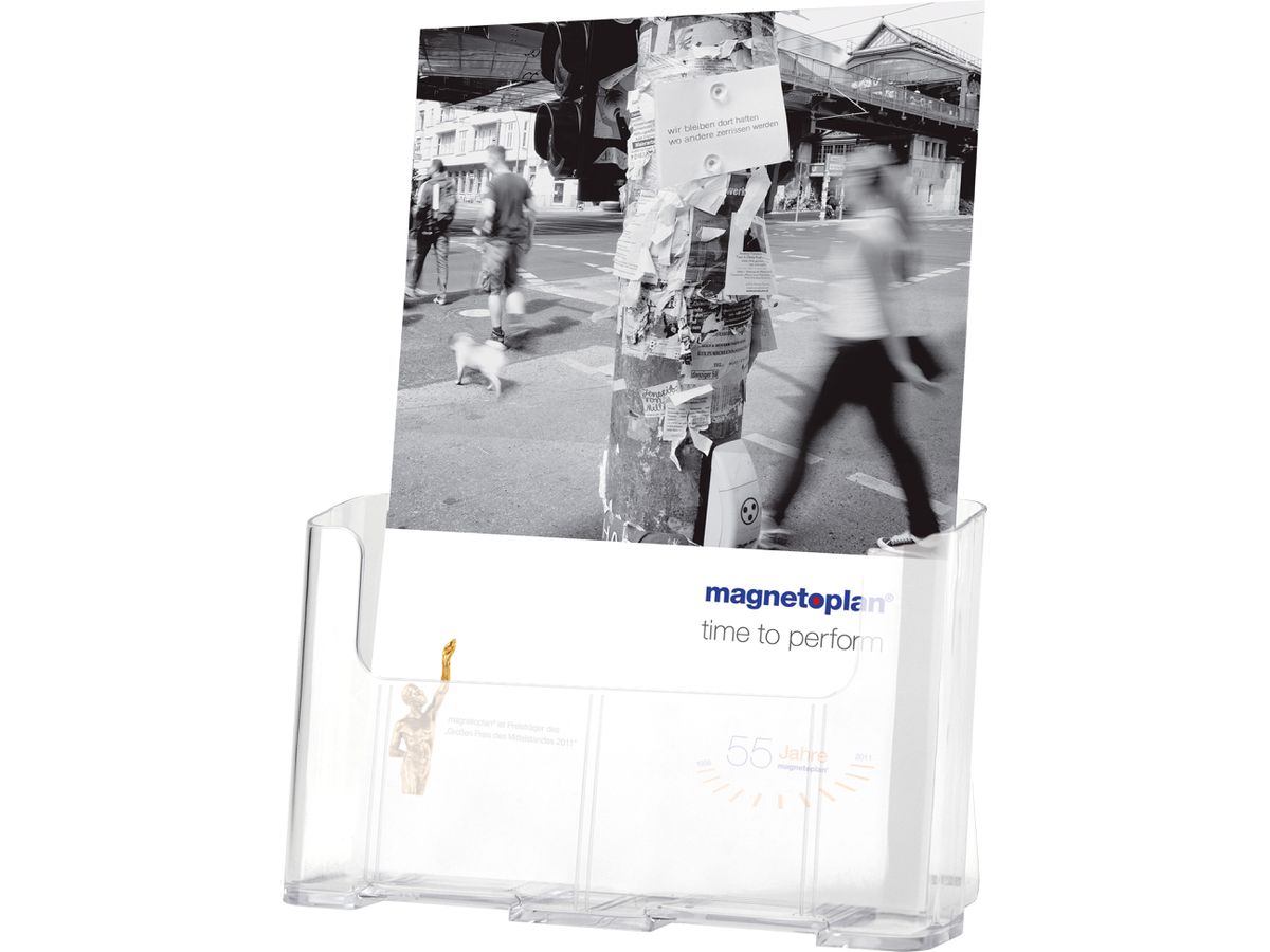 DEFLECTO Présent. d. brochures A4 77001 transparent 240x280x45mm (0079916770017)