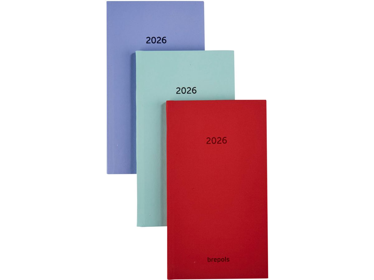 BREPOLS Agenda Interplan Sunrise 2026 73602759960 1S/2P ass. 8.9x16cm (5412303378246)