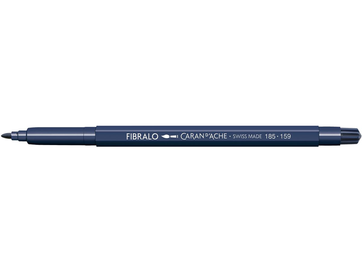 CARAN D'ACHE Stylo fibre Fibralo 185.159 bleu (7610186341168)