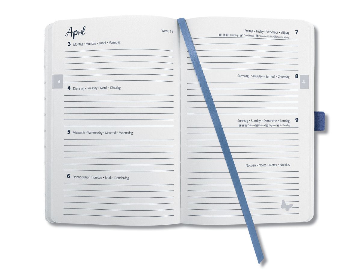 JOLIE Agenda Flair 2026 J6100 1S/2P indigo blue ML A6 (4004360776403)