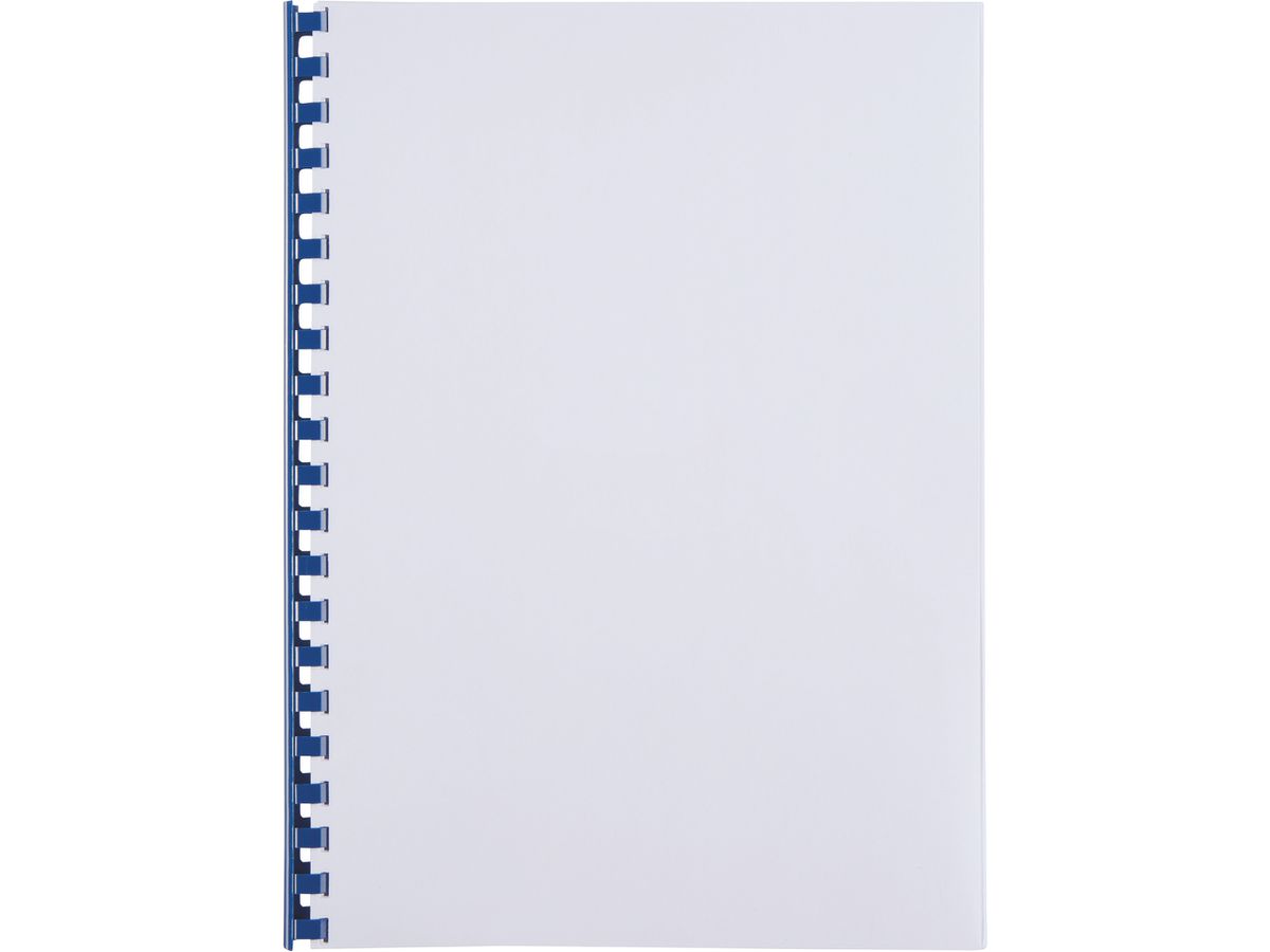 GBC Dorsini rilegafogli 16mm A4 4028620 blu, 21 anelli 100 pezzi (0033816048294)