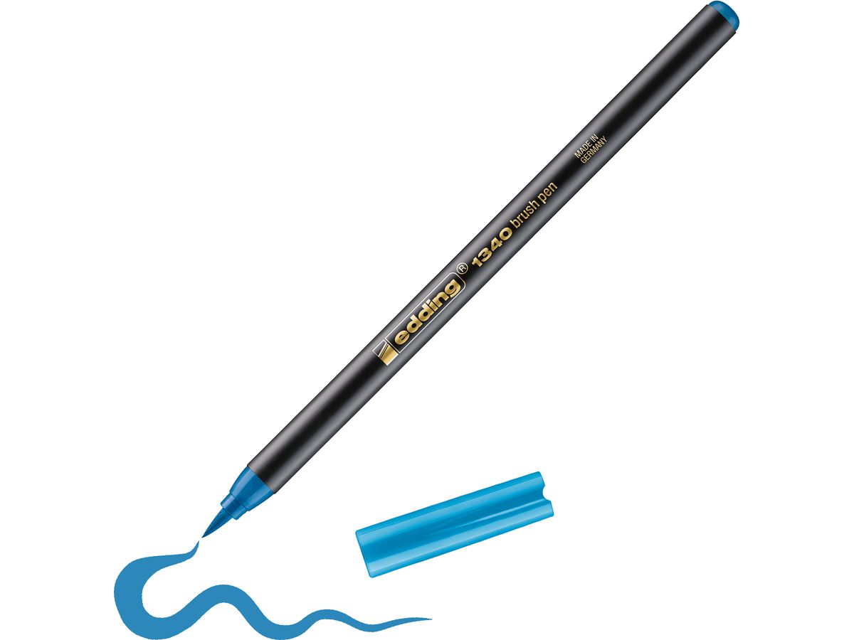 EDDING Brushpen 1340 1340-010 bleu clair (4004764037414)