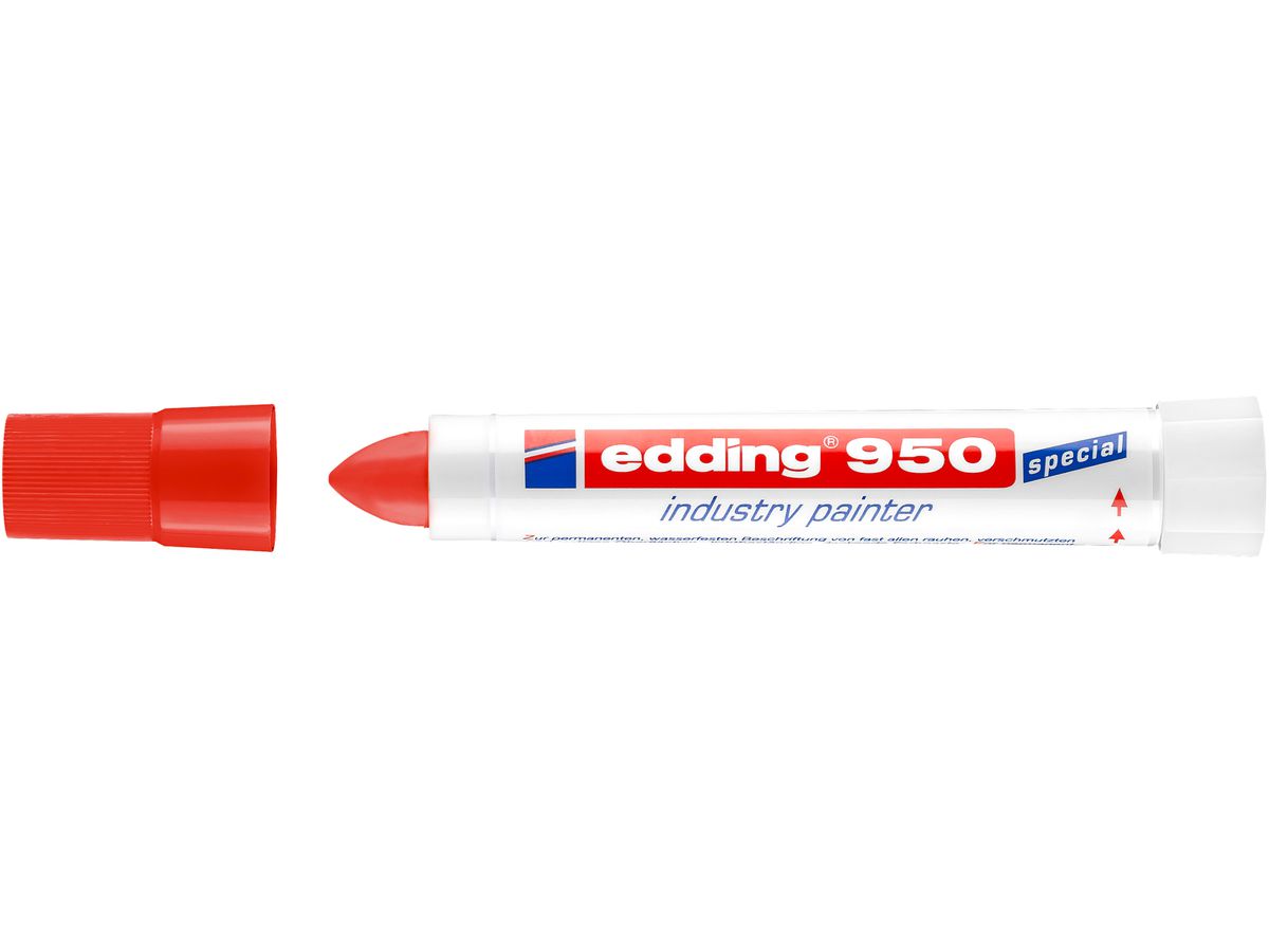 EDDING Industrial Marker 950 10mm 950-2 rosso (4004764019656)