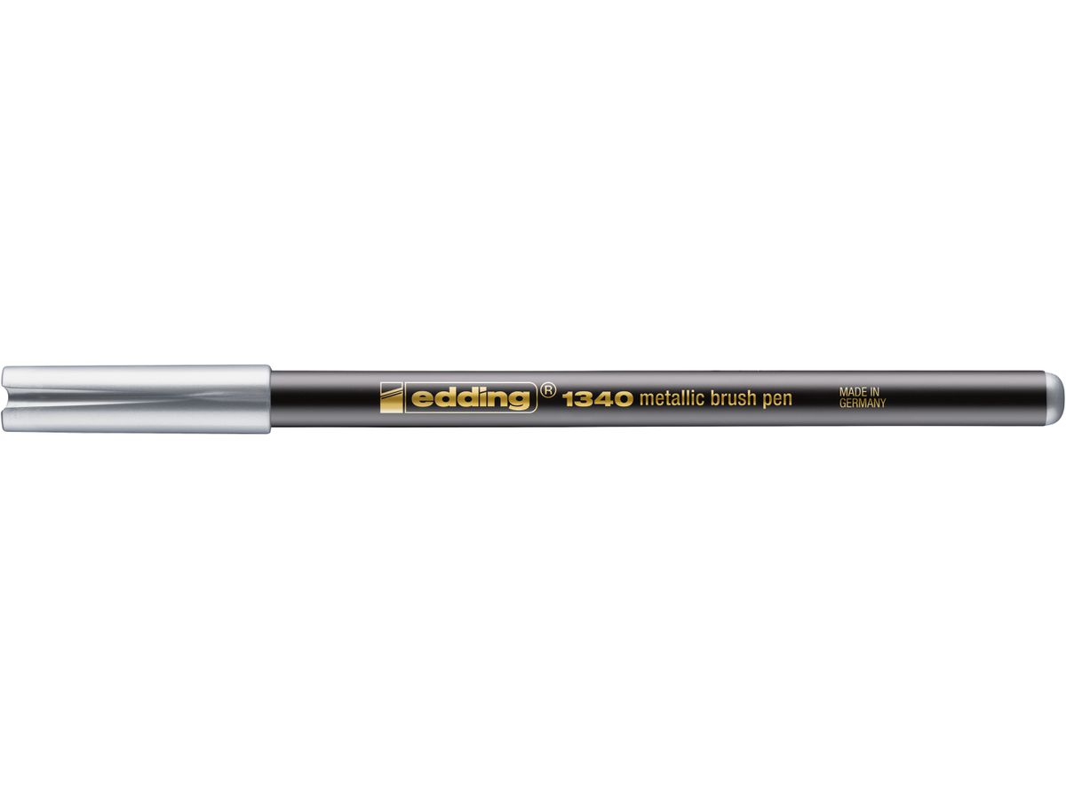 EDDING Brushpen 1340 004723-054 Metallic silber (4057305046338)