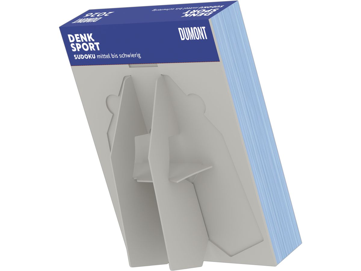 DUMONT Sudoku mittel-schwierig 2026 260714 DE 11.8x15.9cm (4069095007147)