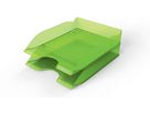 DURABLE Cestino portadocumenti A4 1701674017 verde-trasparente (4005546741956)