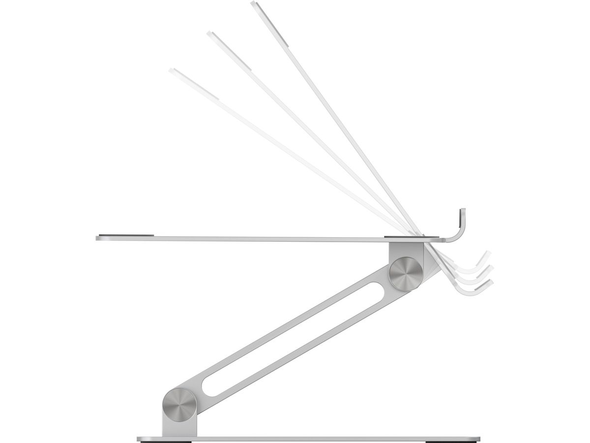 ICY BOX Holder for Notebooks up to IB-NH300 17inch Aluminium silver (4250078172659)