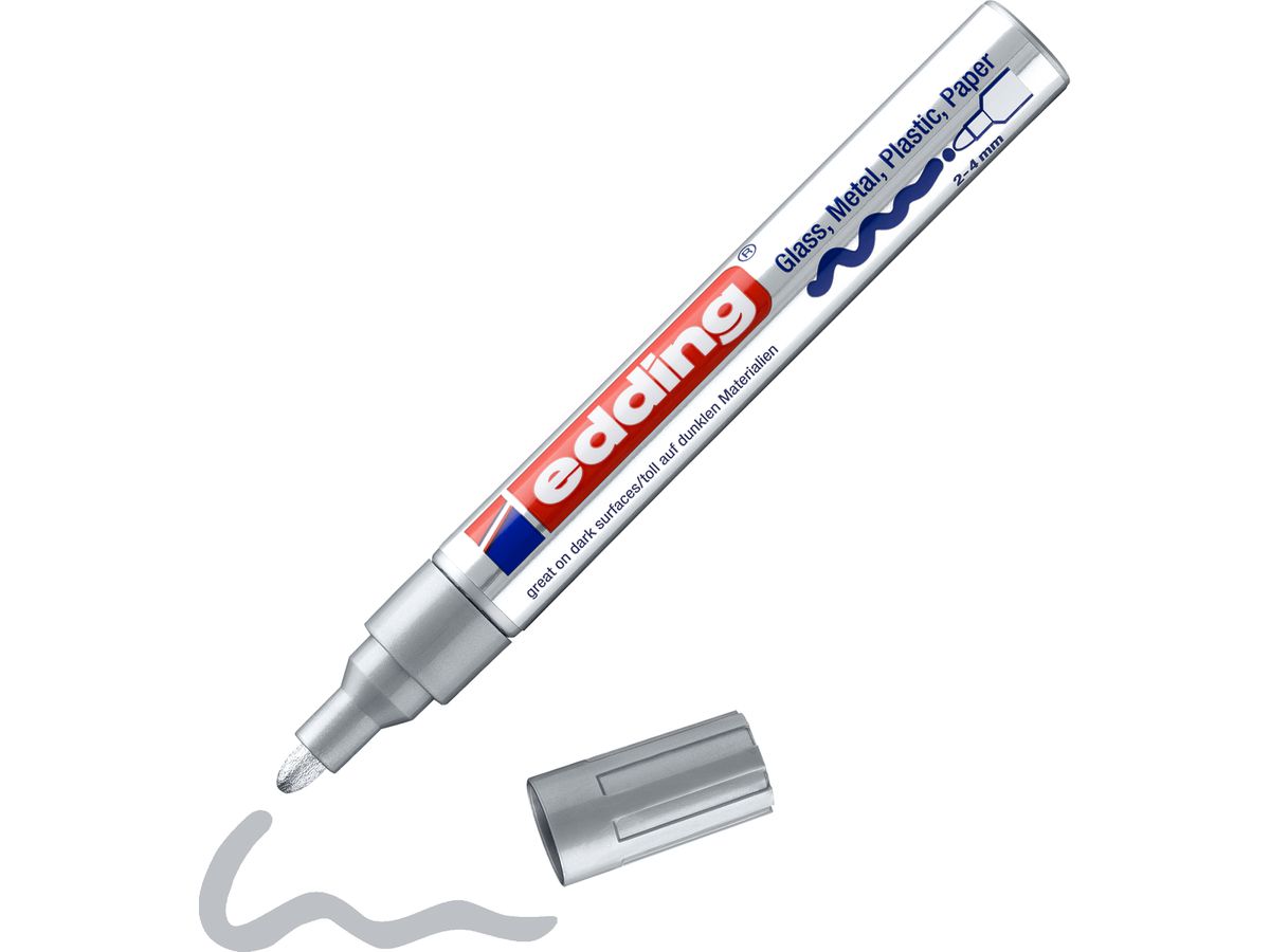 EDDING Paintmarker 750 2-4mm 750-54 CREA argento (4004764953363)