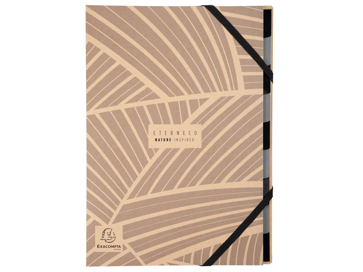 EXACOMPTA Ordnungsmappe Eterneco A4 56747E marrone, ass., FSC 9 scomp. (3130630567479)