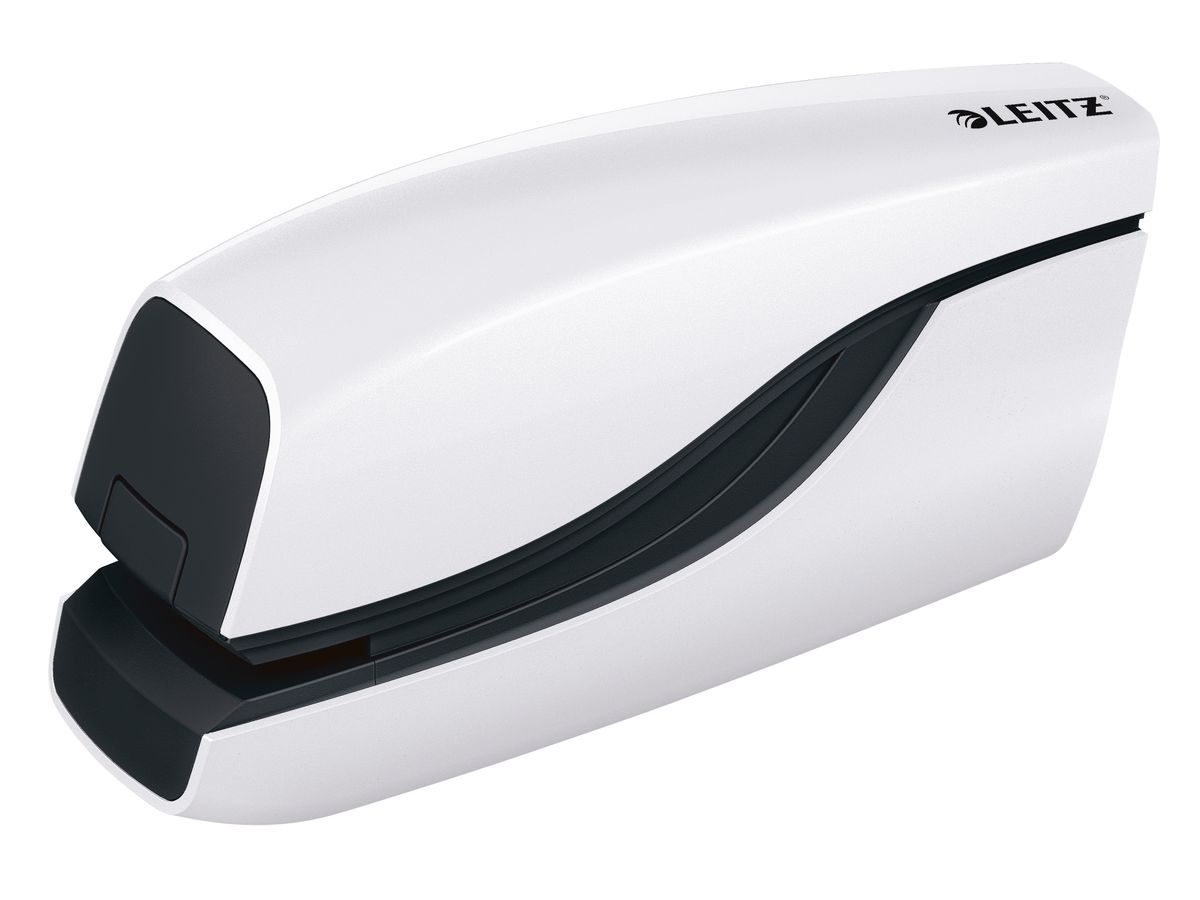 LEITZ Agrafeuse electron. NeXXt 5566 5566-10-01 blanc 10 feuilles (4002432122325)
