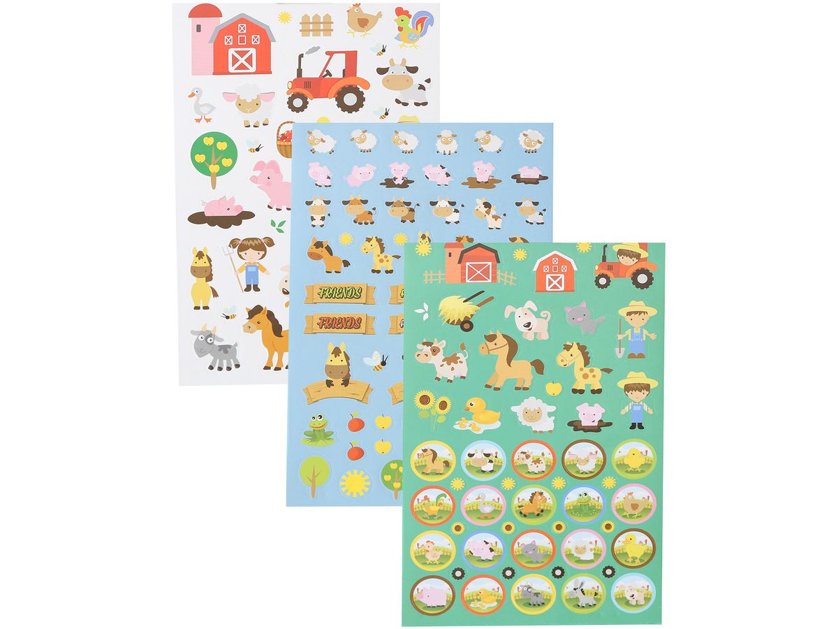 I AM CREATIVE Stickerbook 4087.498 farm, 6 feuille (7611983193646)