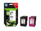 HP Combopack 302 BK/color X4D37AE OfficeJet 3830 190/165 pagine (0190780475898)