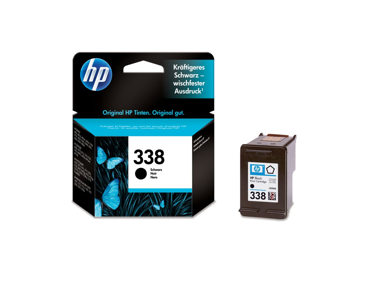 HP Tintenpatrone 338 schwarz C8765EE PSC 2355 450 Seiten (0884962780510)