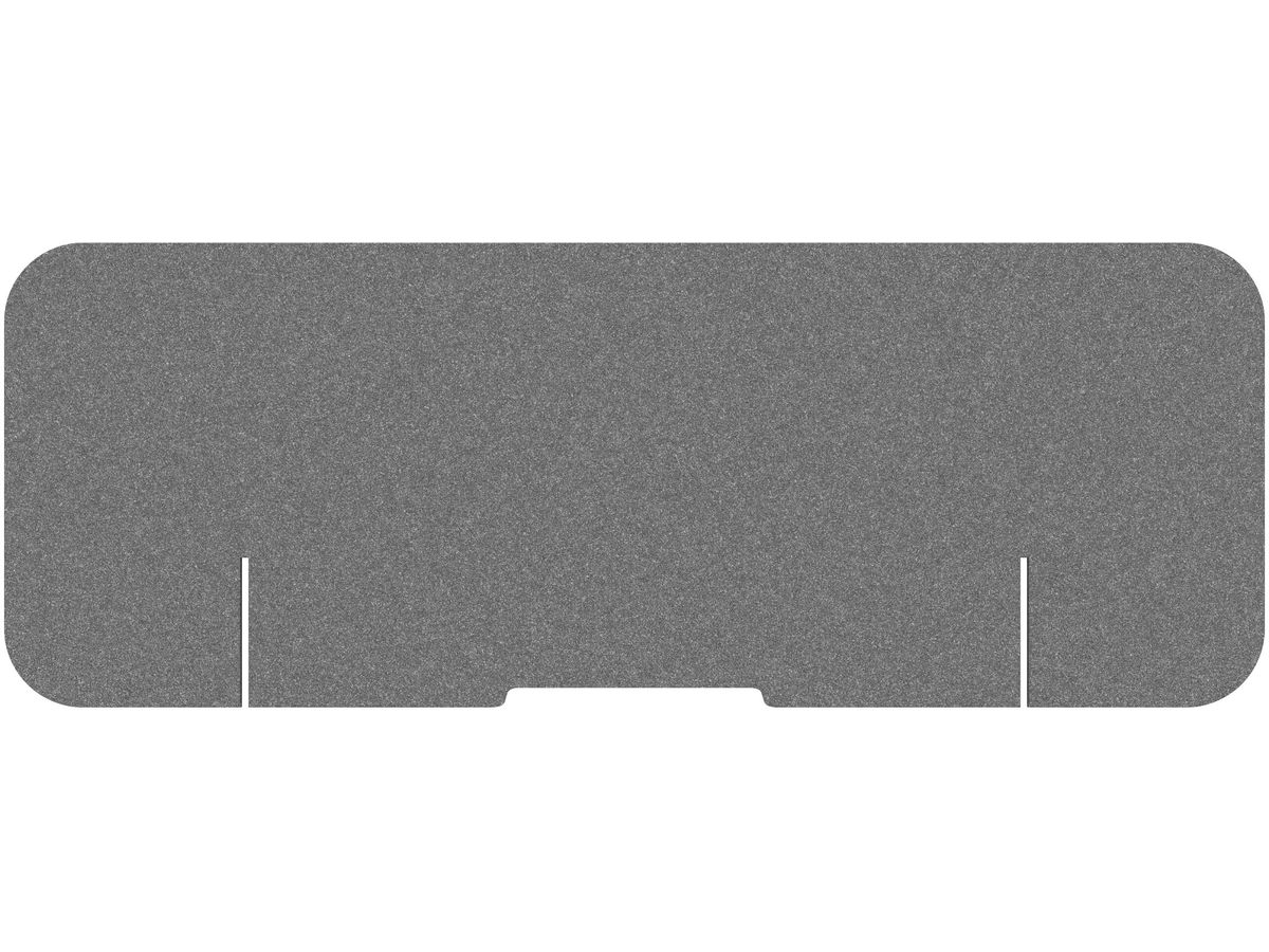 SUONO Tischtrennwand M 160x59x2.4cm 1111.M24.3800 DESK PLAIN, grau (7640439763317)