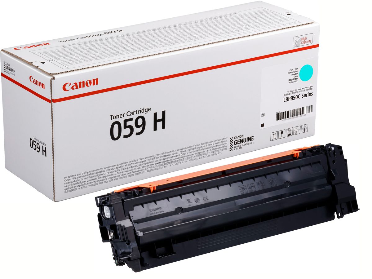 CANON Toner-Modul 059H cyan 3626C001 LBP825CX 13'500 Seiten (4549292137125)