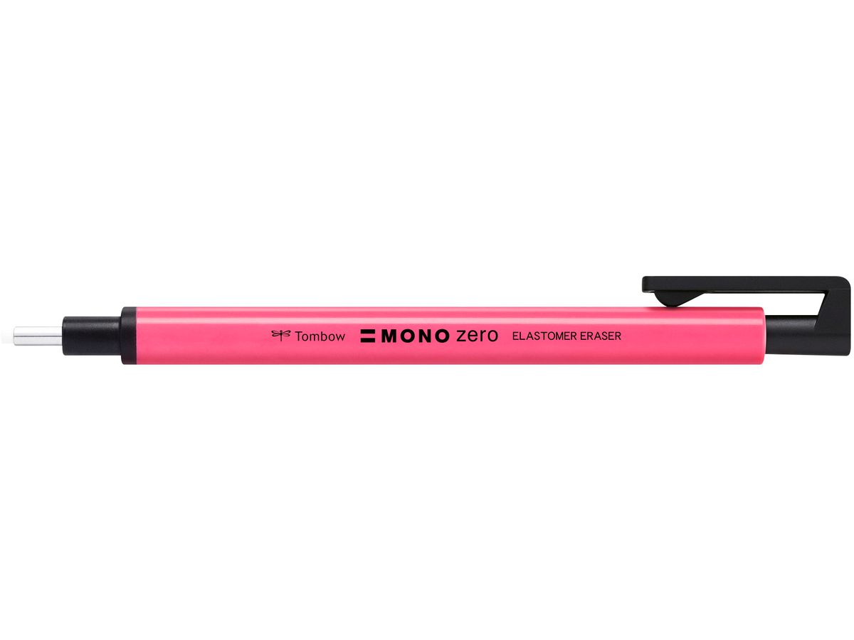 TOMBOW Gomme Mono Zero 2.3mm EH-KUR83 neon-pink, (4003198502536)