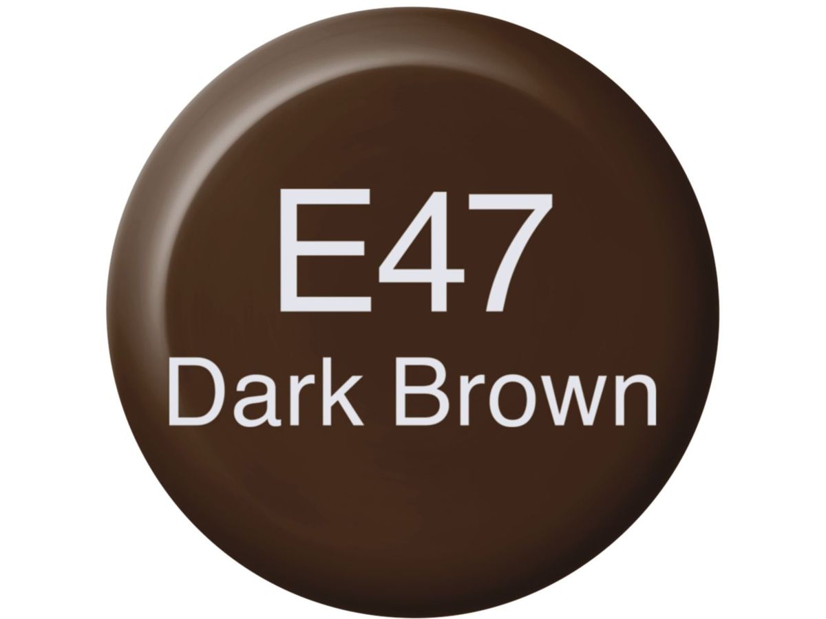 COPIC Ink Refill 21076245 E47 - Dark Brown (4511338056905)