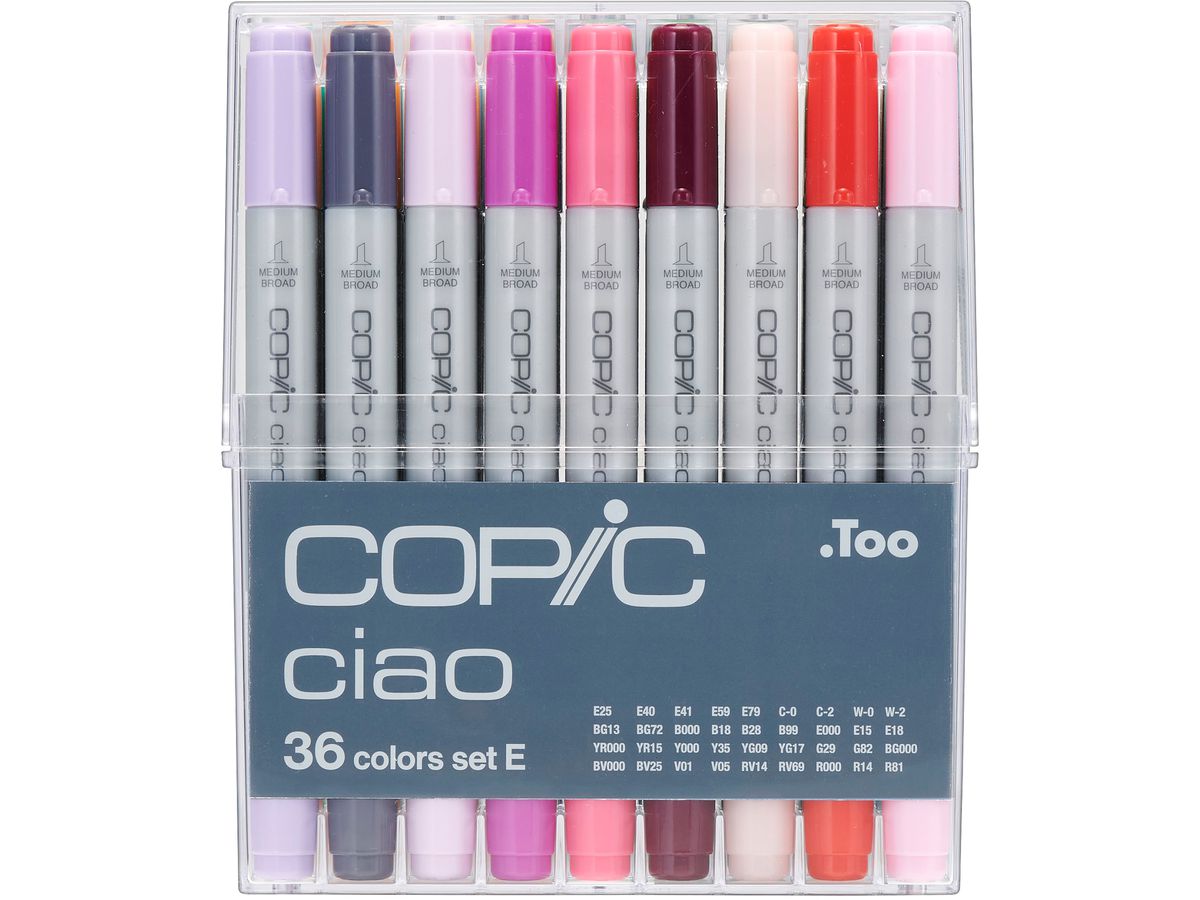 COPIC Marker Ciao 22075365 36er Set E (4511338063286)