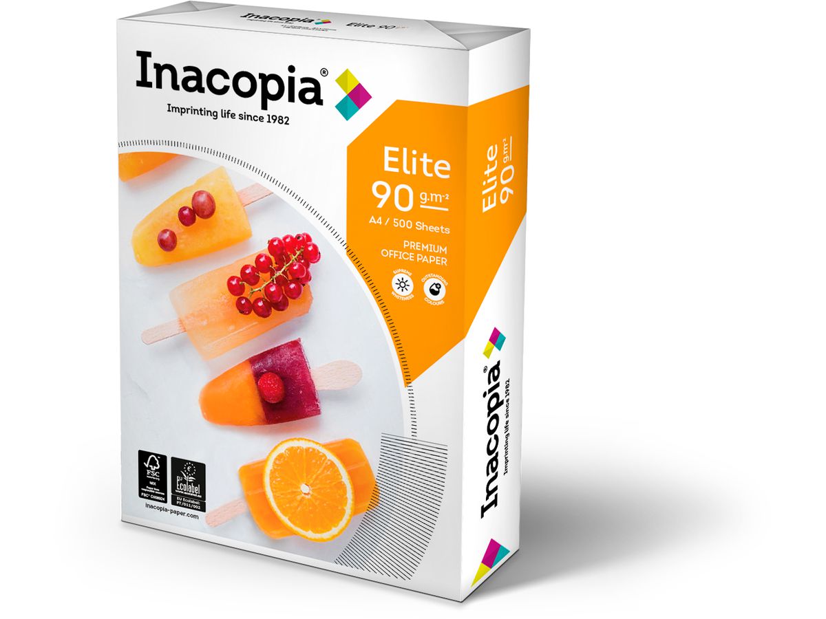 INACOPIA ELITE Kopierpapier A4 88217753 90g, 500 Blatt (5602007143688)