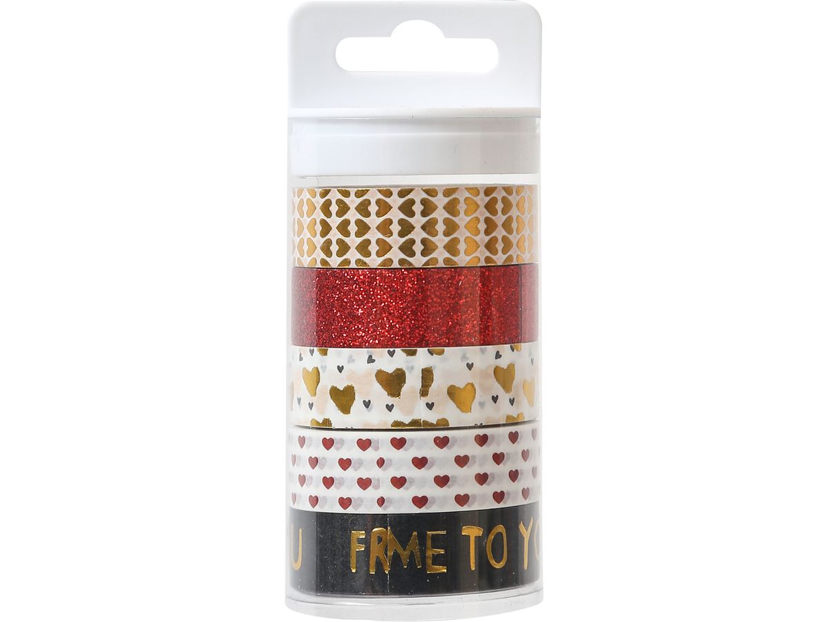I AM CREATIVE Washi Tape Set 5 4085.112 15mmx5m 5 Stück (7611983201303)