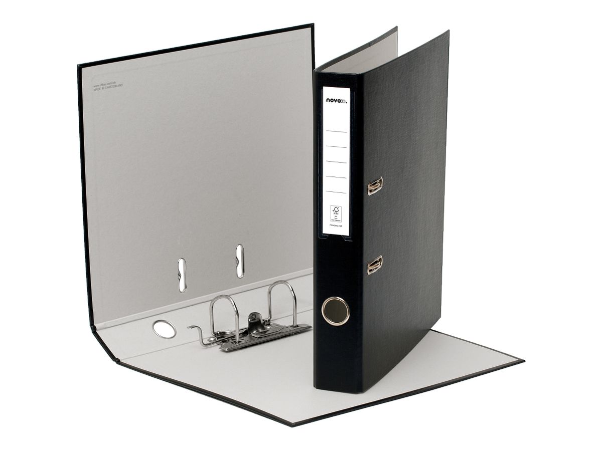 NOVOOO Pro Classeur 4cm 10349402NO1U noir A4 10 pièces (9010729080994)