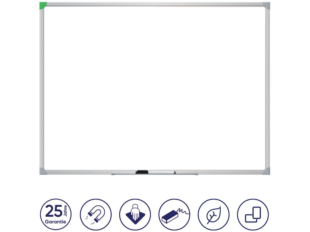 FRANKEN Tableau blanc 90x120 cm SC929012 U-Act!Line, acier émaillé (4016946224024)
