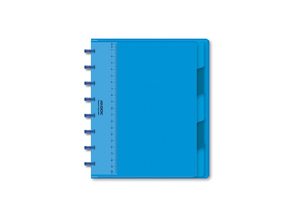 ADOC Quaderno Pap-Ex A5 3044.204 quadrettato blu (5410733448041)