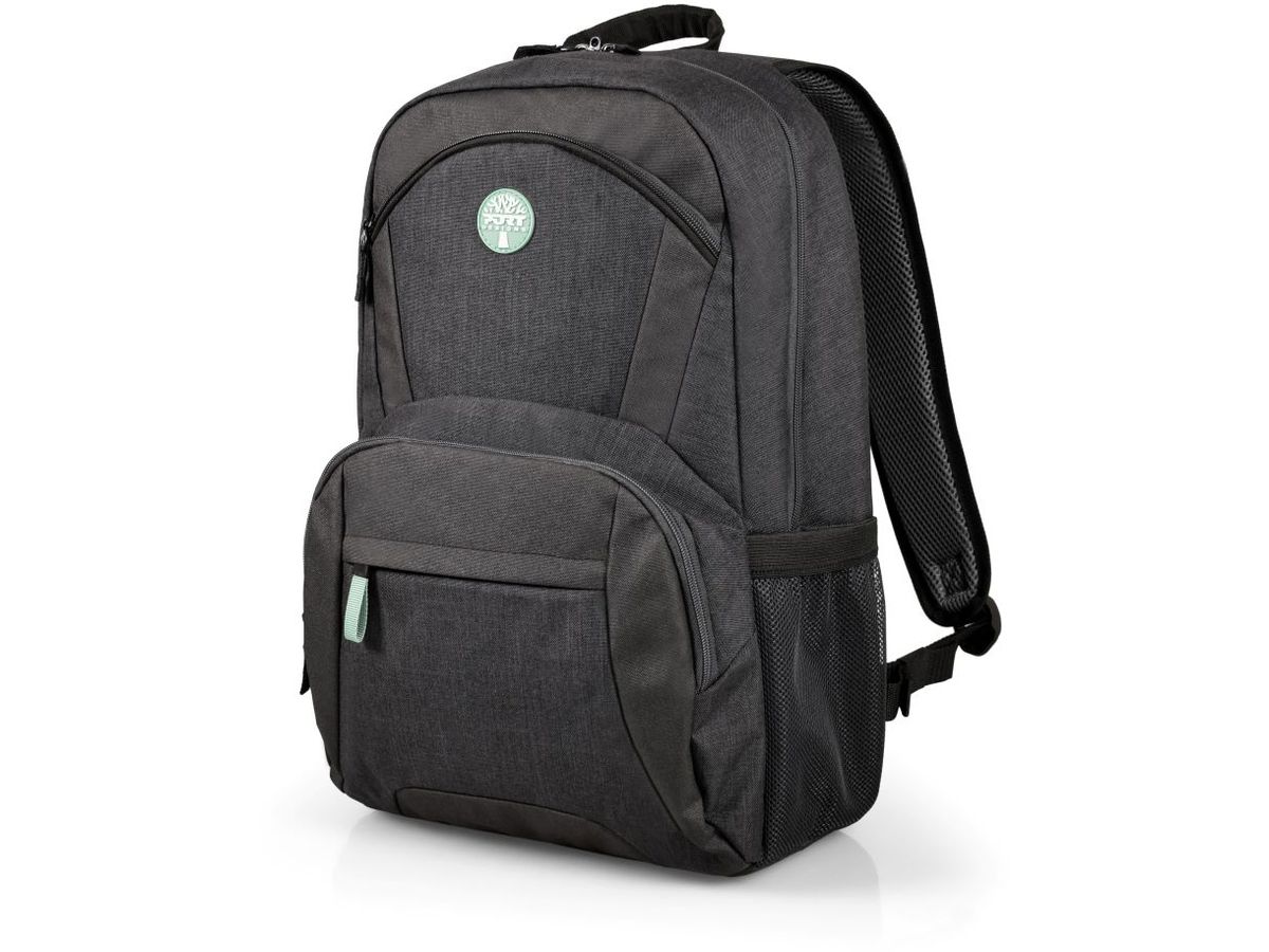 PORT Houston II ECO Backpack 110276 17,3 Notebooks, Black (3567041102768)