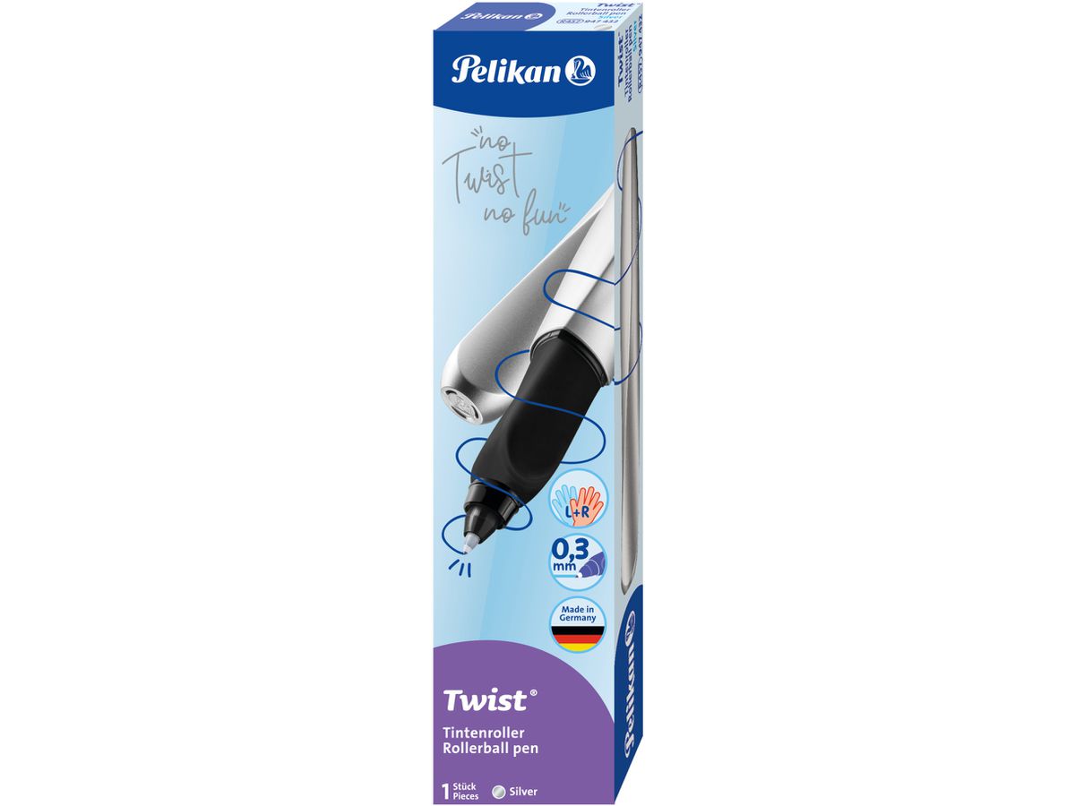 PELIKAN Roller Twist R457 947432 argent (4012700947437)