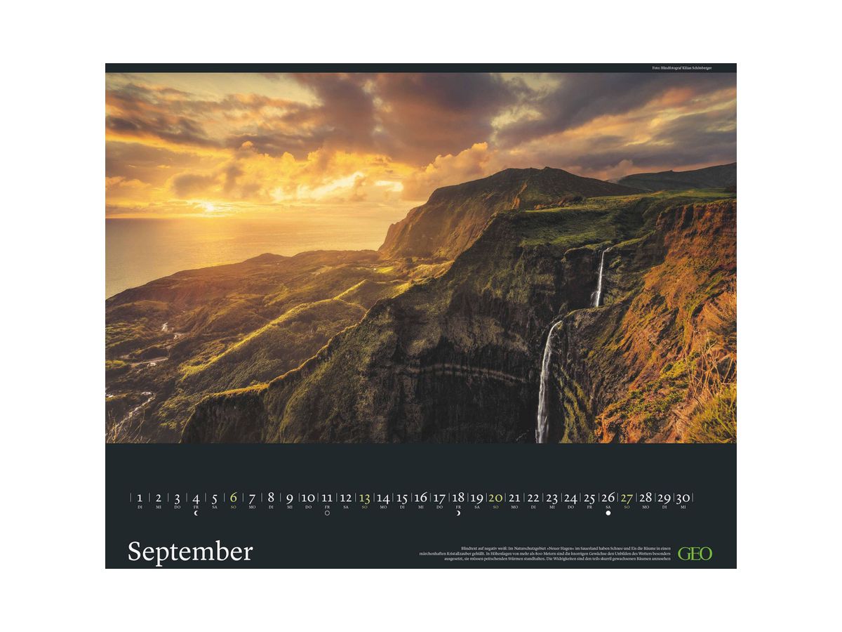 GEO Bildkalender 2026 580415 GEO Licht des Südens 50x45cm (4069095004153)