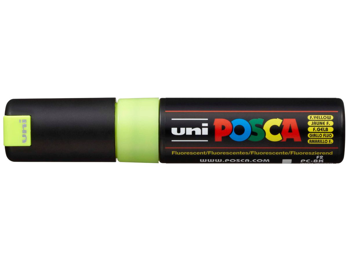 POSCA Marker 8mm PC8K F.YELLO fluo giallo (4902778916933)