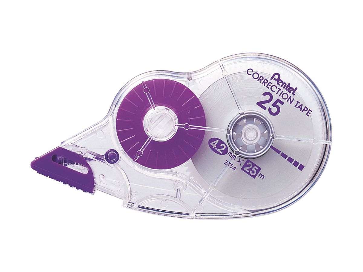 PENTEL Roller de correction ZT54PB 4,2mmx25m blanc (4902506064158)