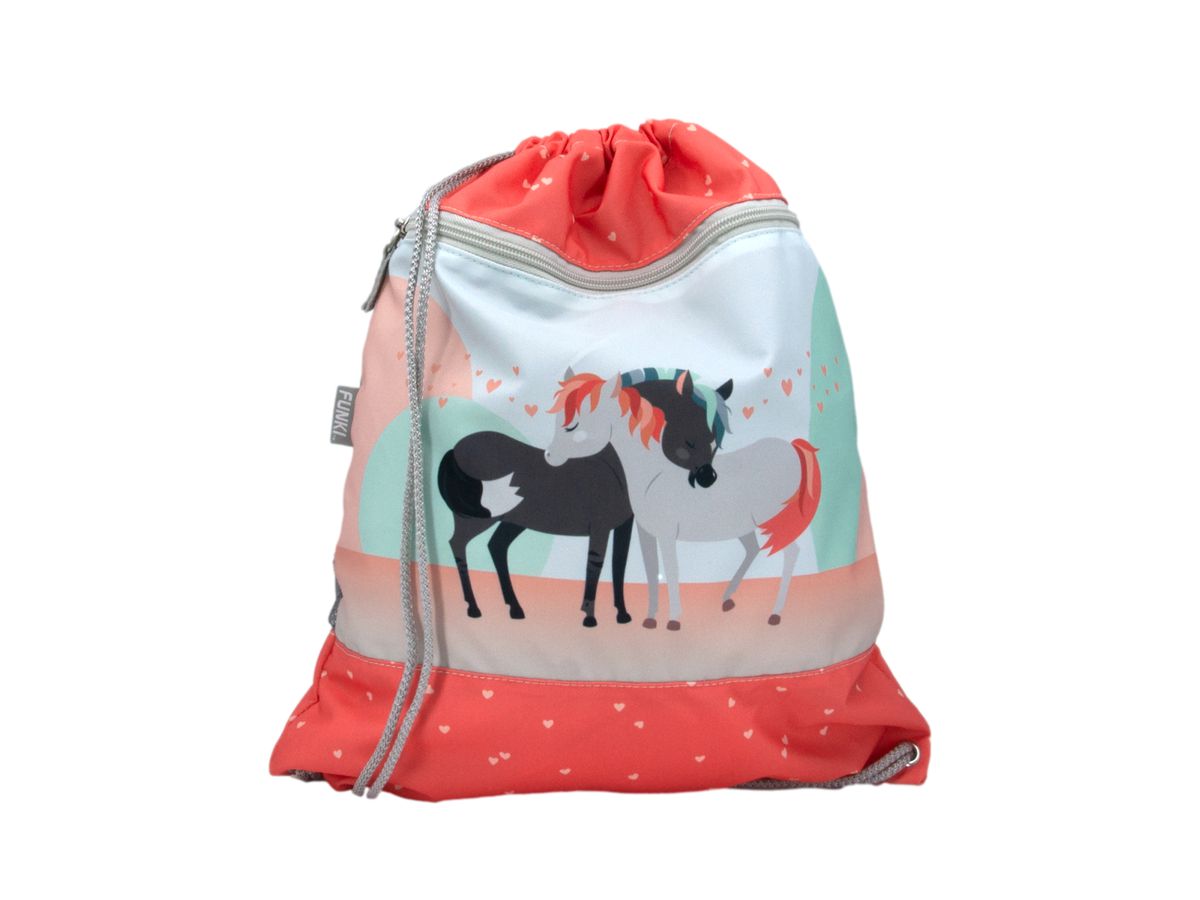FUNKI Sac de sport Horses in Love 6030.036 multicolor 36x42cm (7611468084513)
