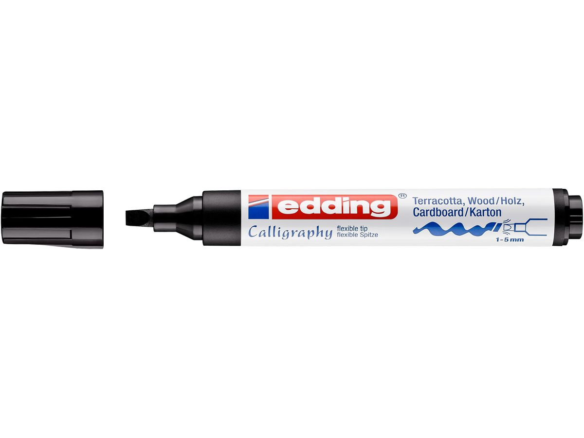 EDDING Permanent Marker 1455 1-5mm 1455-1 schwarz (4004764927104)