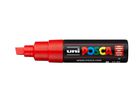 POSCA Marker 8mm PC-8K RED rot, Keilspitze (4902778916476)