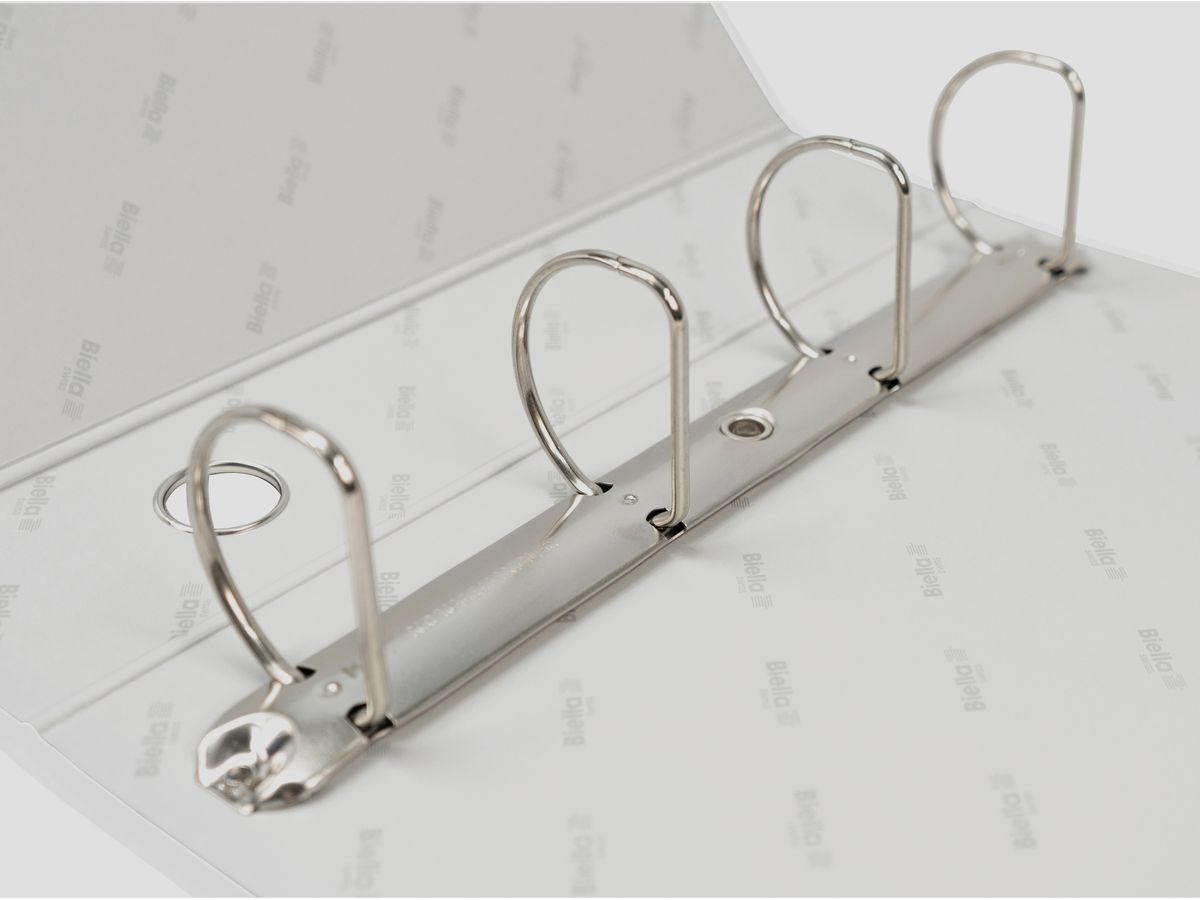 BIELLA Livre prés. Dinor-Quatro 7cm 12644701U blanc, 4-anneaux A4 (7611365256068)