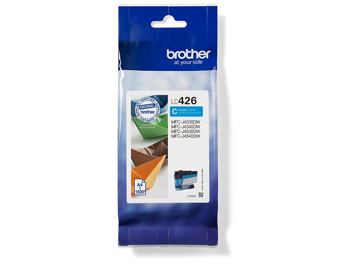 BROTHER Cartouche d'encre cyan LC-426C MFC-J4335 1500 pages (4977766809481)