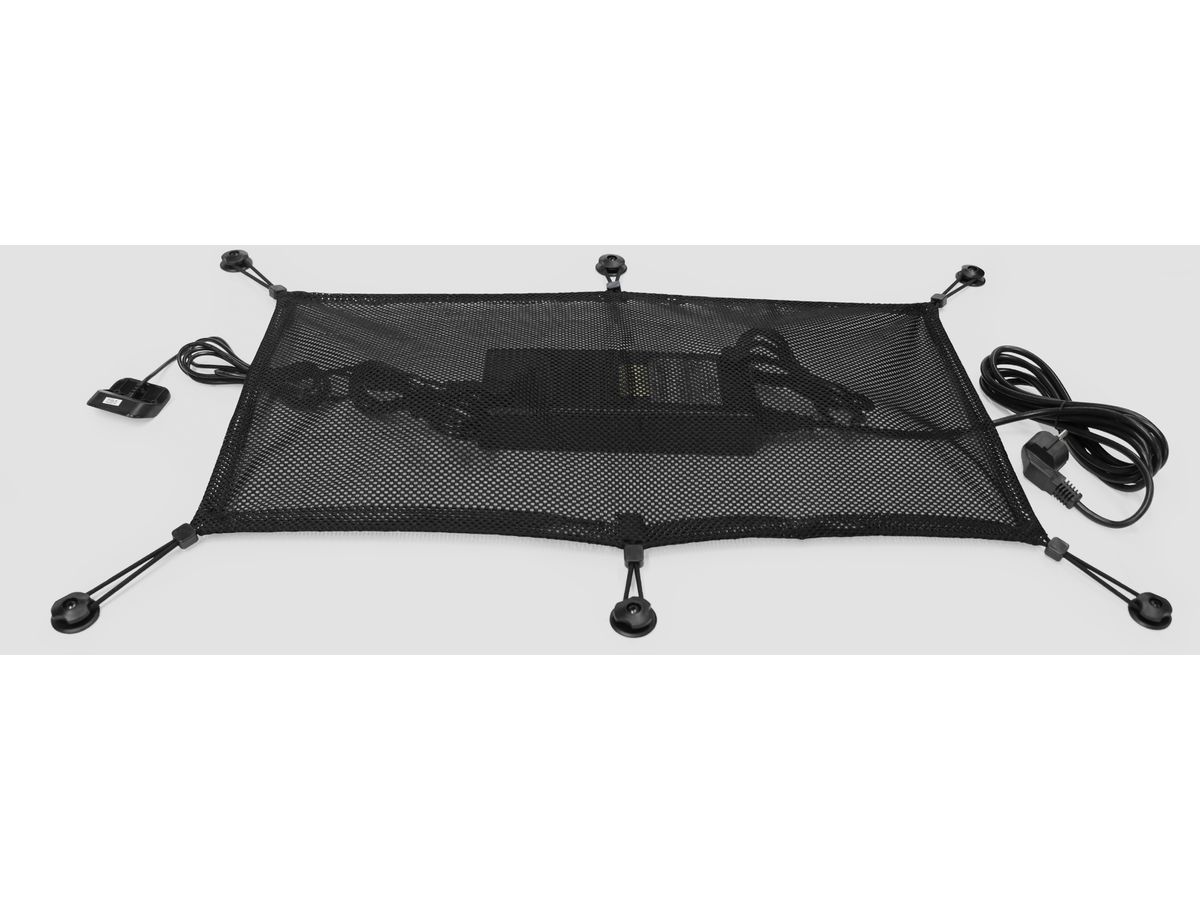 APOLLO Kabelmanagement-Netz 69x34cm VKC16/G schwarz (4032062331170)