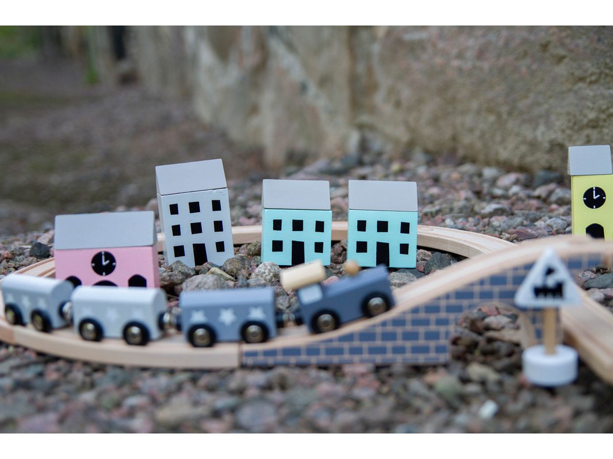 JABADABADO Train set W7116 colored 23x23x25cm (7332599071165)