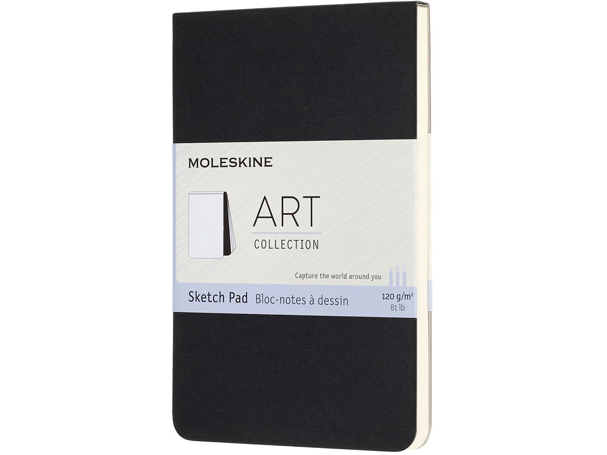 MOLESKINE Skizzenblock SC P/A6 626819 schwarz, 48 Seiten (8058647626819)