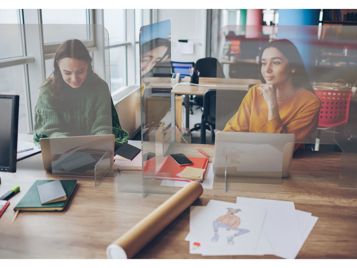 MAGNETOPLAN Mur hygiénique 850x700mm 1102785 Verre acrylique (4013695062693)