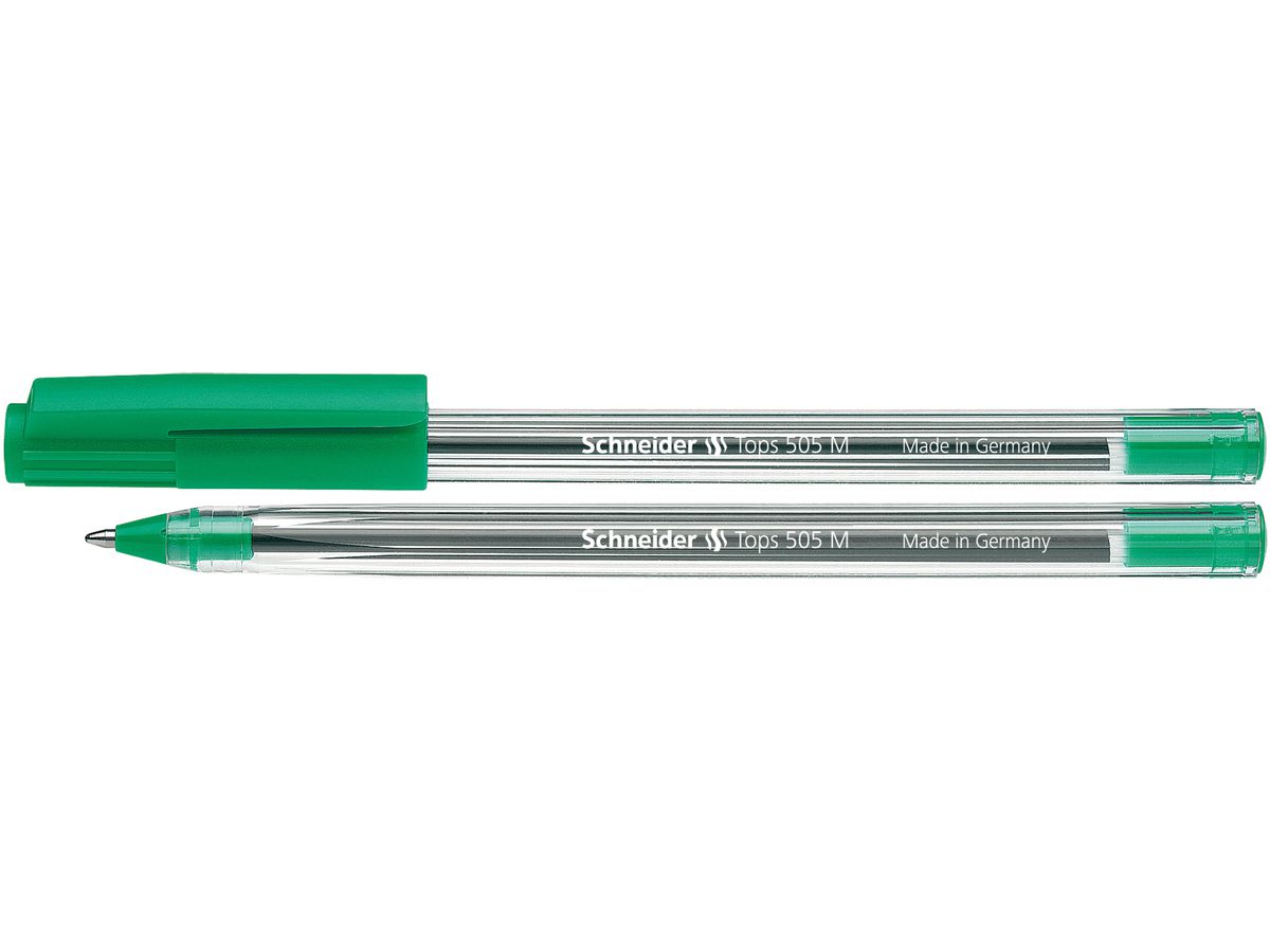 SCHNEIDER Stylo à bille TOPS M 150804 vert (4004675004642)