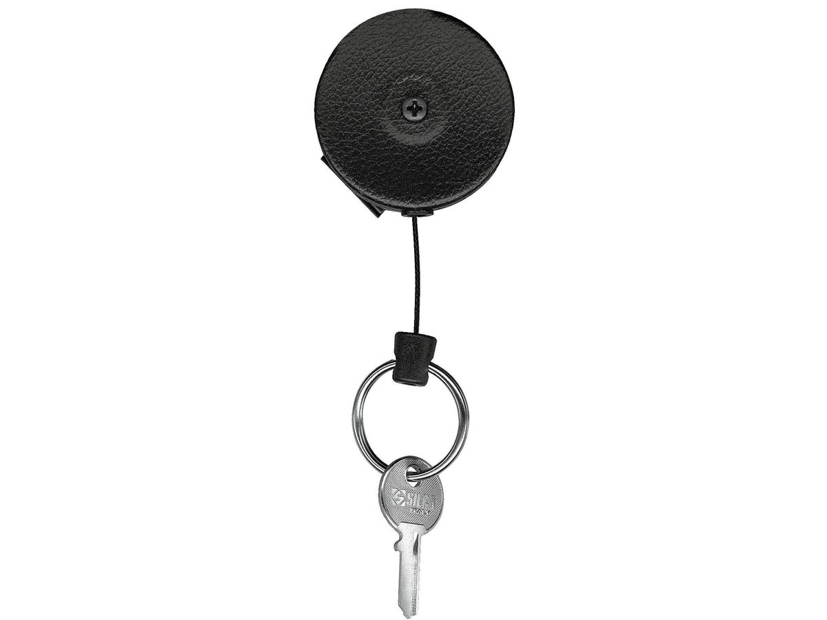 RIEFFEL SWITZERLAND Schluesselanh. 360° KB 484 BLACK Kb 484, Auszugsschnur 120Cm (0088056015179)