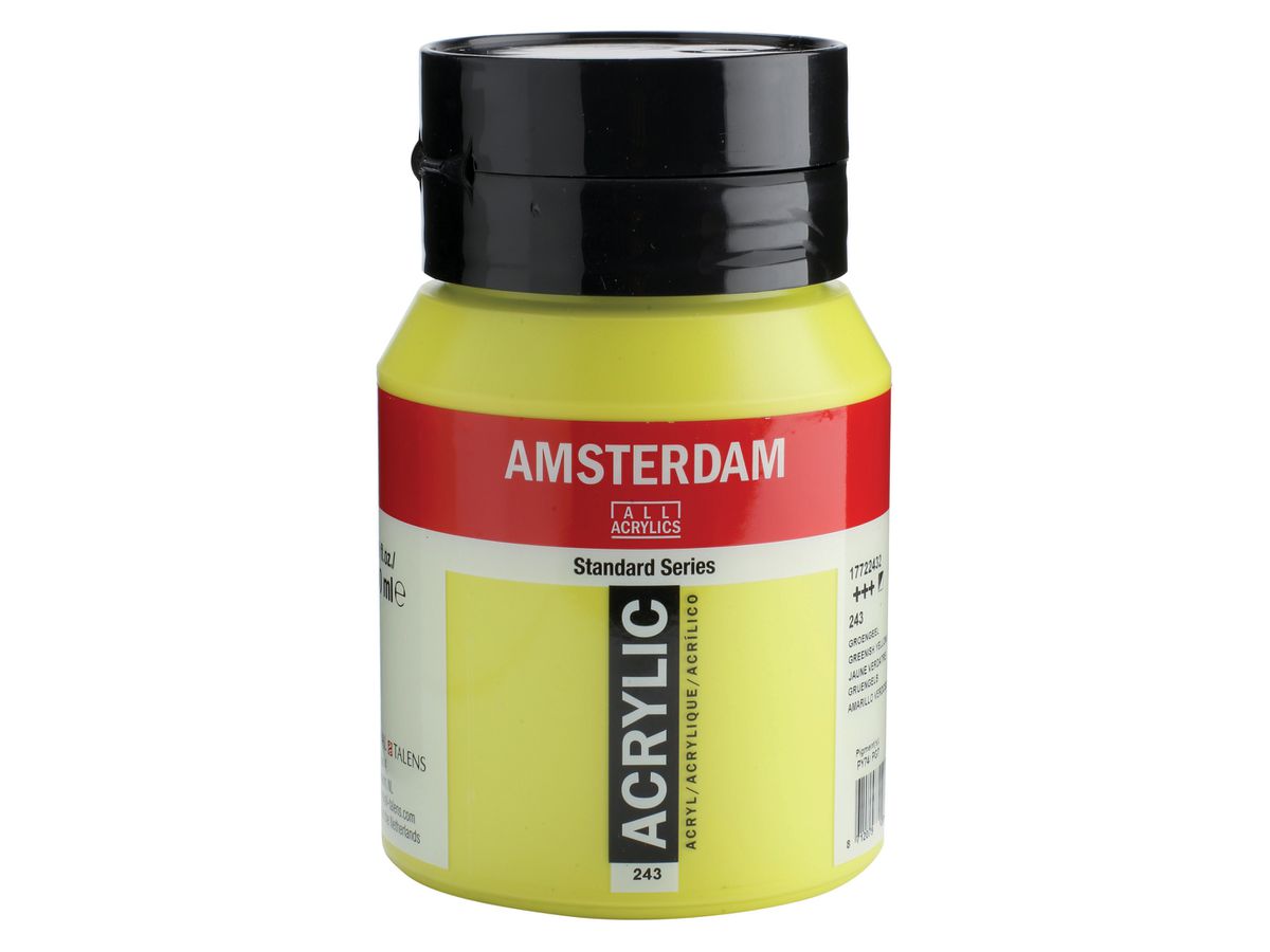 AMSTERDAM Peinture acrylique 500ml 17722432 vertjaune 243 (8712079281601)