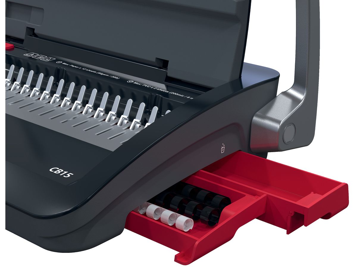 GBC Plastikbindegerät CombBind A4 4410061 CB15, 165 Seiten (5028252644464)