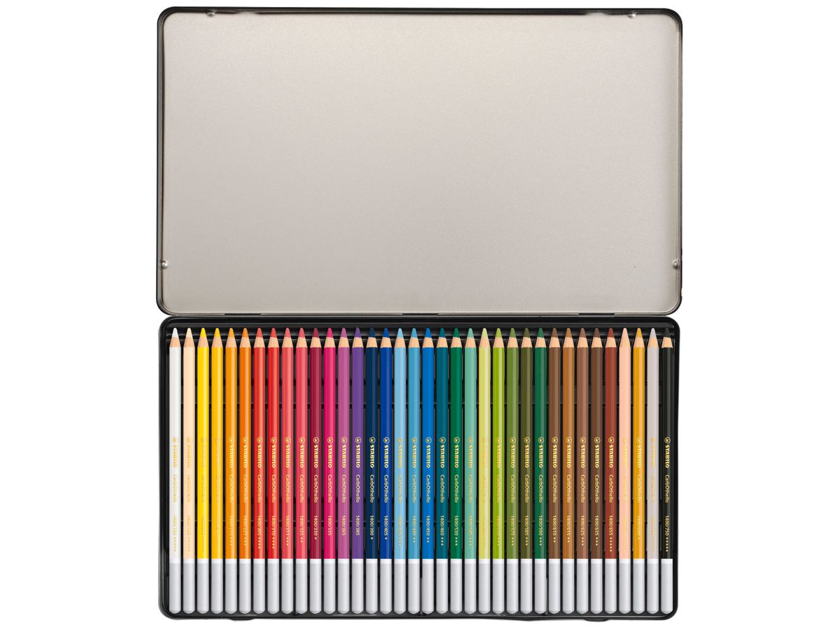 STABILO CarbOthello Cray. fusain past. 1436-6 36 couleurs (4006381279635)