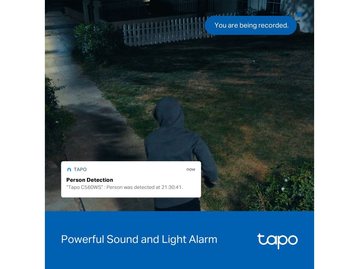 TP-LINK Outdoor Pan/Tilt Security Cam Tapo C560WS 4K, Smart AI (1210002602693)