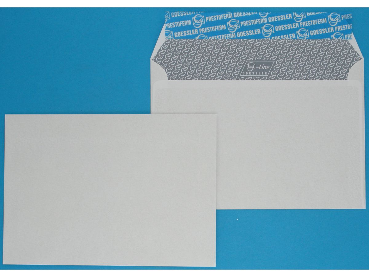 GOESSLER Couvert G-Line o/Fenster C6 2000 80g, weiss 500 Stück (7640126611457)