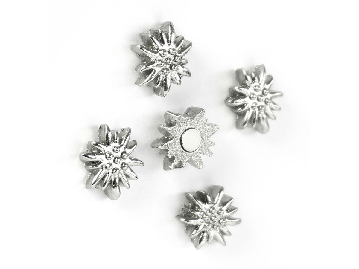 TRENDFORM Aimants EDELWEISS FA4509 5 pcs., argent (7640169368011)